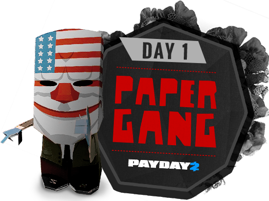 Day 1 - Paper Gang